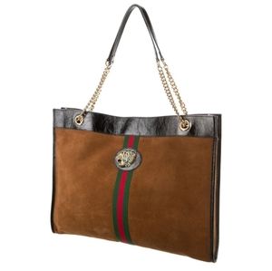 Large suede rajah bag